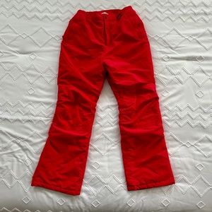 Lands End Kids Size 12 Red Ski/Snow Pants